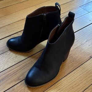 BP Sleek Black Ankle Booties